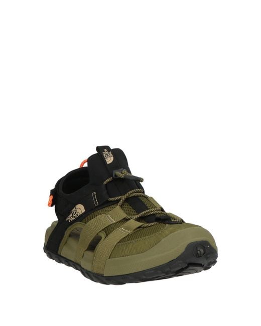 The North Face Green Military Sandals Textile Fibers for men
