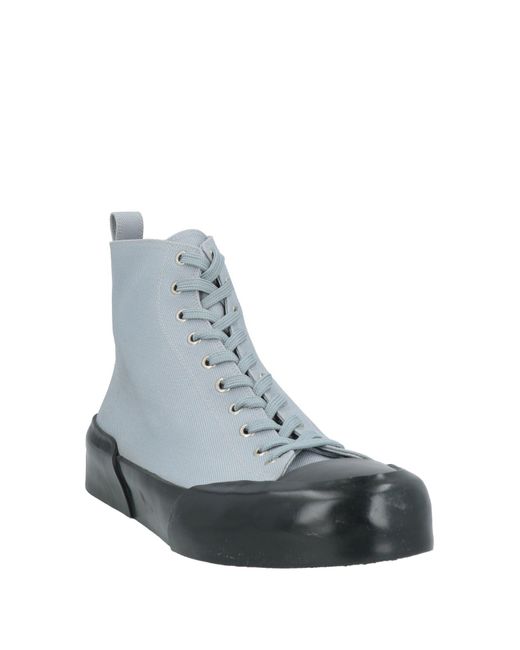 Jil Sander Blue Sneakers Textile Fibers for men