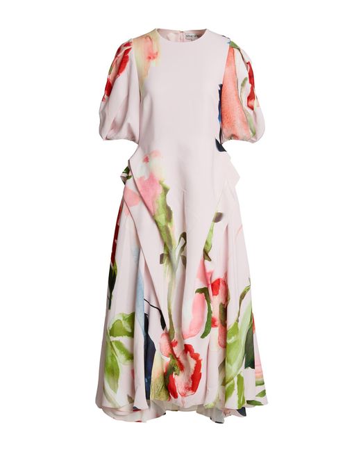 Stine Goya White Midi Dress