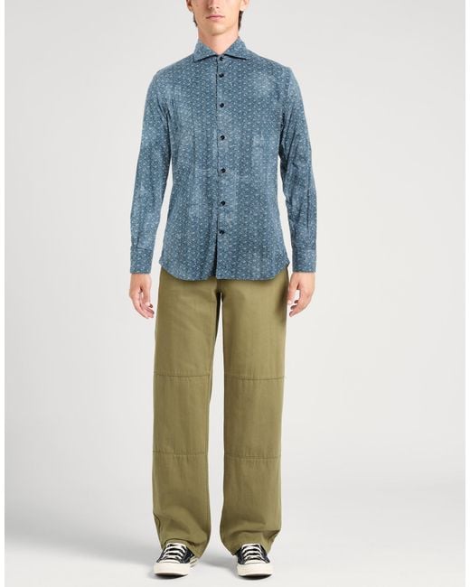 Camisa Glanshirt de hombre de color Blue
