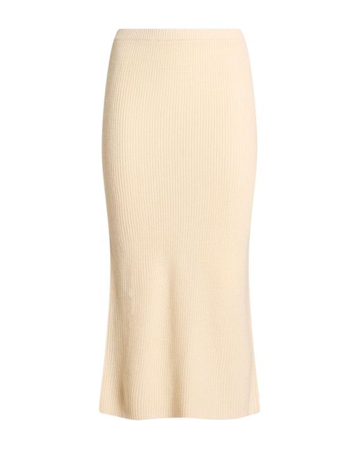 Patrizia Pepe Natural Midi Skirt