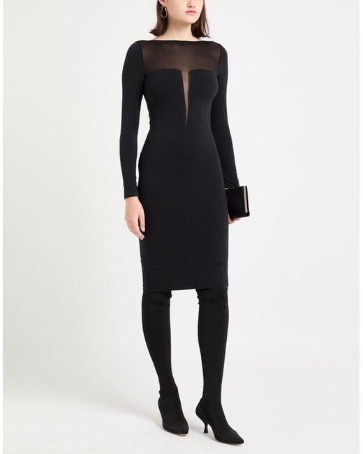 Wolford Black Midi Dress