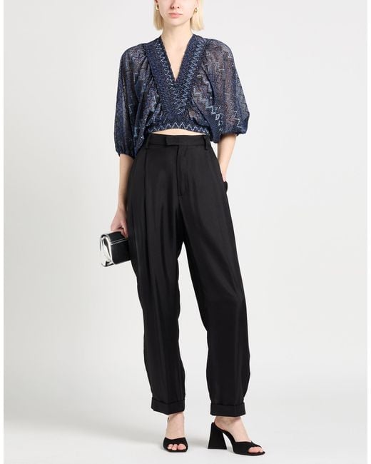 Kaos Blue Midnight Top Polyamide, Metallic Polyester, Polyester, Viscose