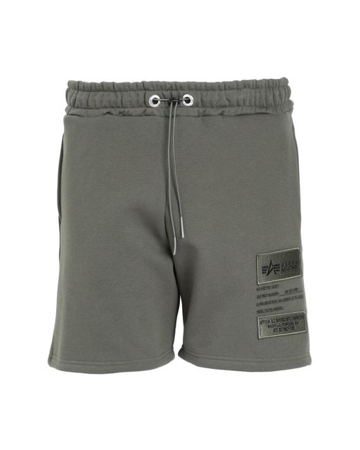 Alpha Industries Gray Shorts & Bermuda Shorts for men