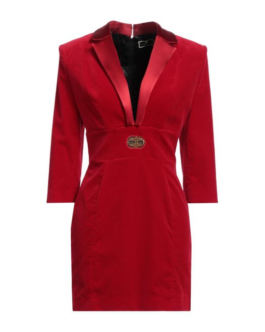Elisabetta Franchi Red Mini-Kleid