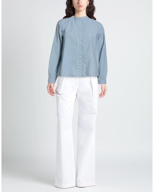 Rue de Tokyo Blue Shirt Cotton