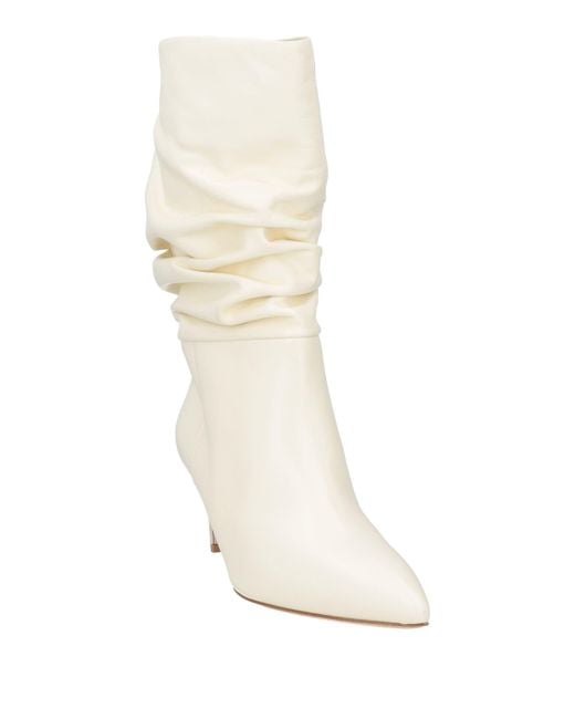 Paris Texas White Boot Leather