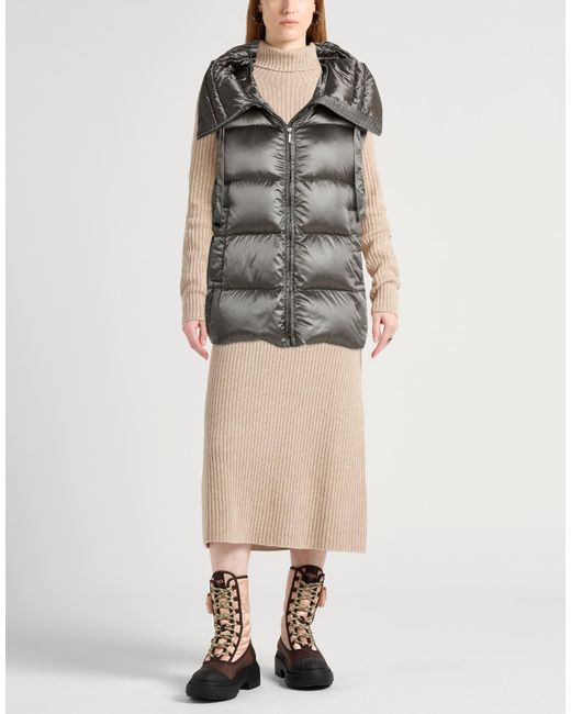Max Mara Gray Vest Polyamide