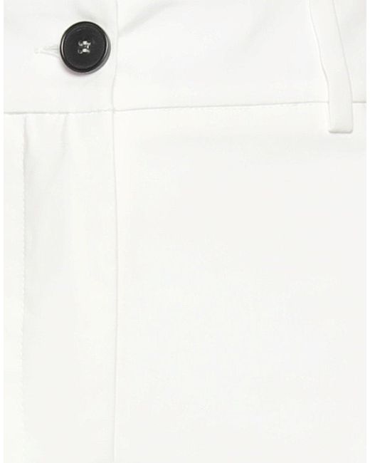 SOLOTRE White Pants Cotton