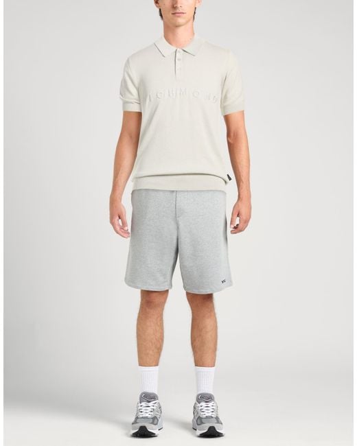John Richmond White Light Polo Shirt Cotton for men