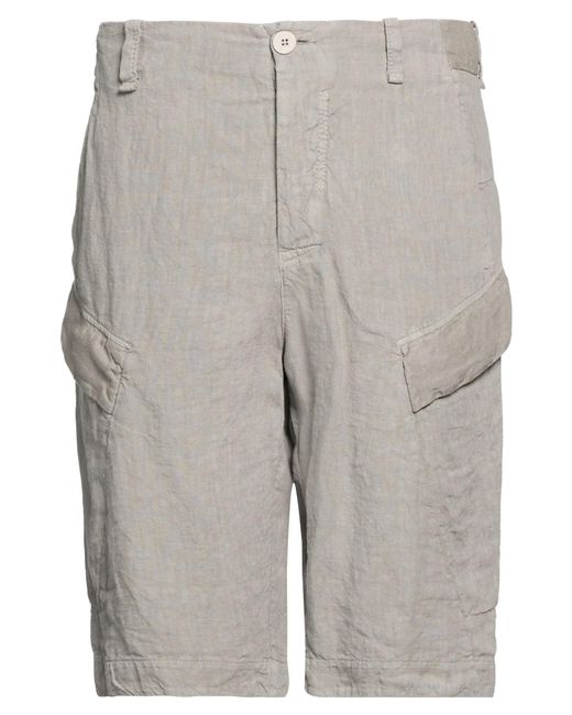 Transit Gray Shorts & Bermuda Shorts Linen for men