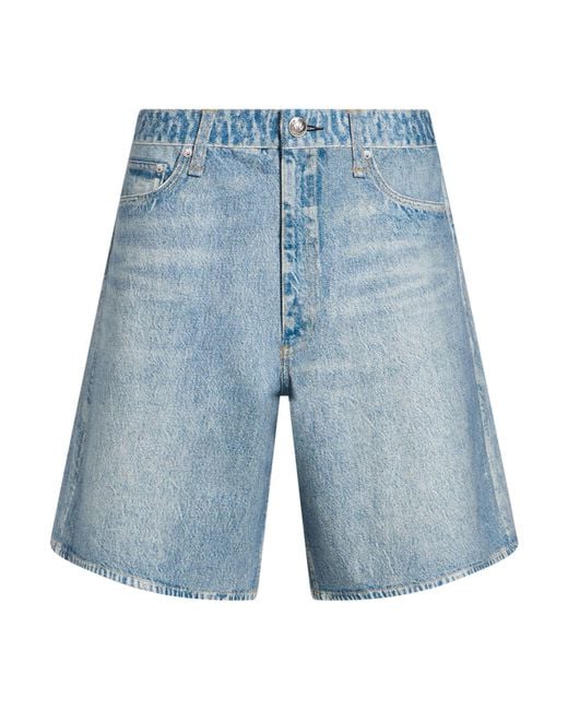 Rag & Bone Blue Denim Shorts