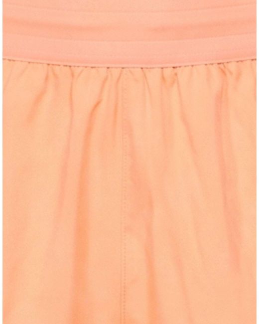 Nike Orange Shorts & Bermuda Shorts Polyester, Elastane