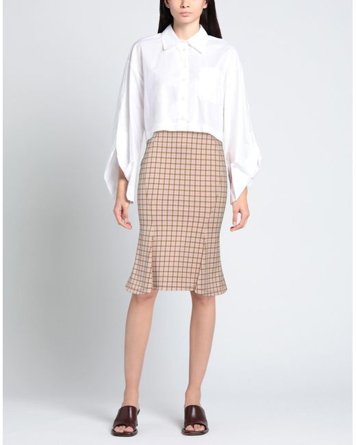 Marni White Midi Skirt