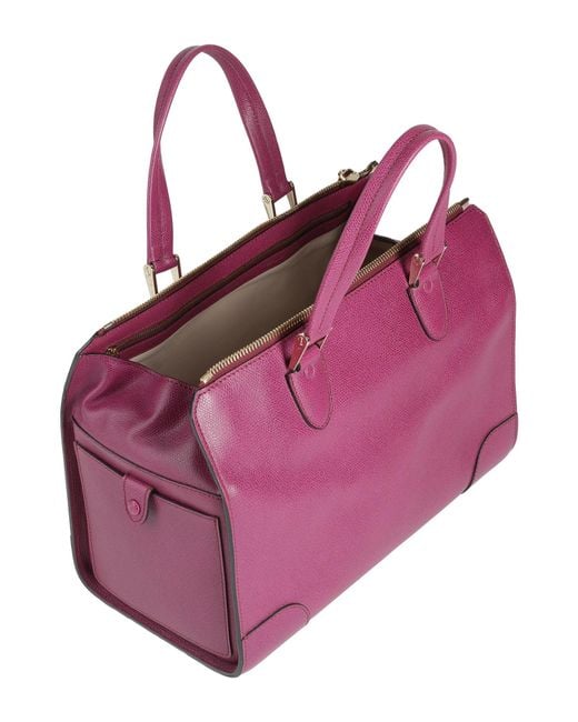Valextra Purple Handbag