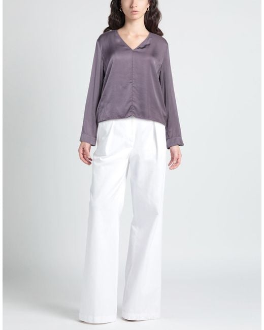ALESSIA SANTI Purple Top Viscose
