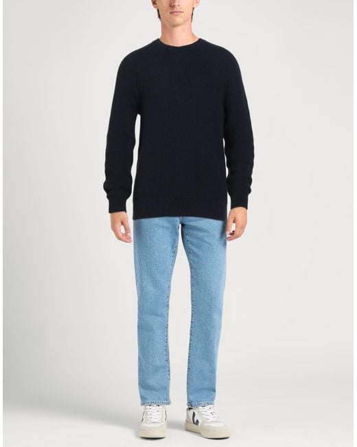 Closed Blue Jumper for men