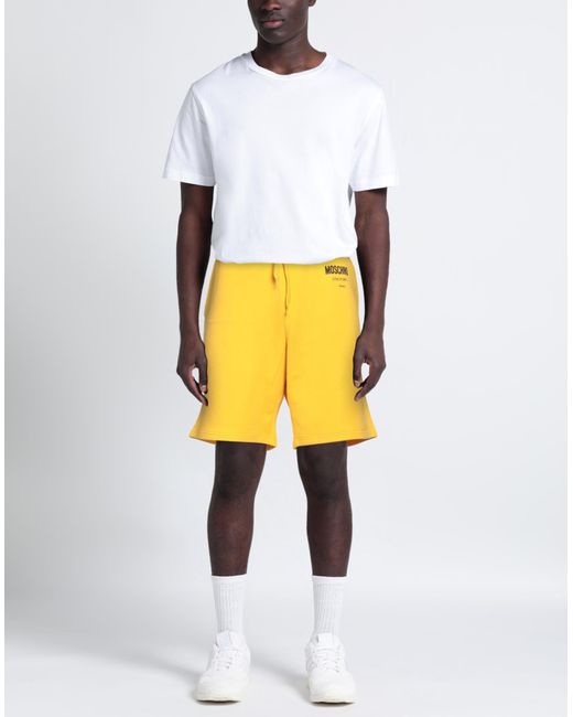 Moschino Yellow Shorts & Bermuda Shorts for men