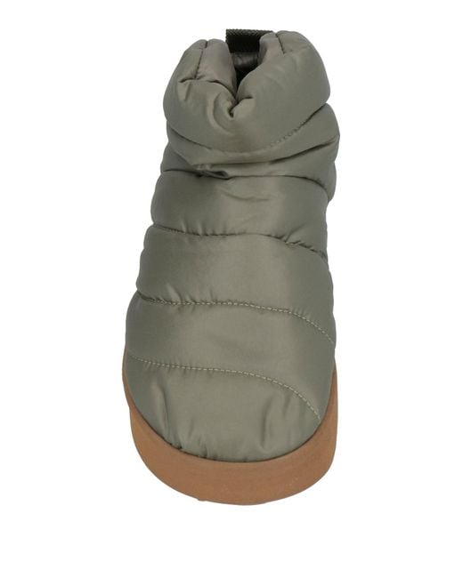 PIUMESTUDIO Green Ankle Boots