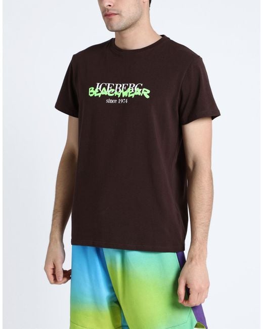Iceberg Brown T-shirt for men