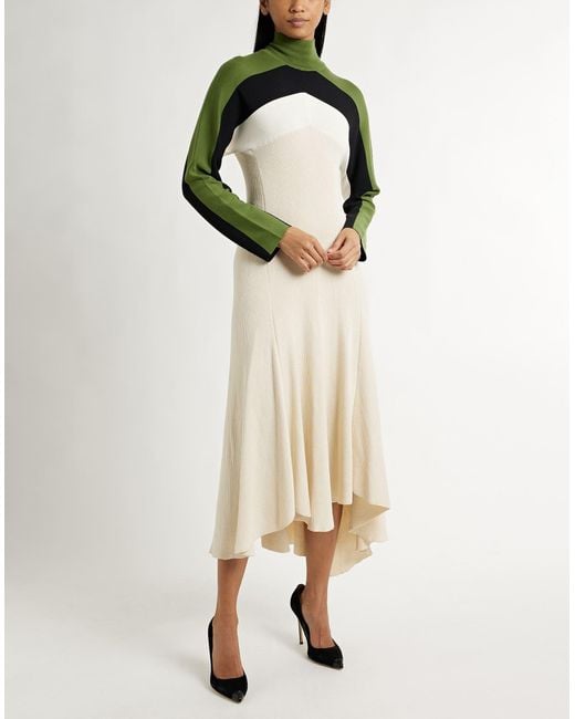 Jil Sander Natural Midi Dress