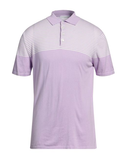 Daniele Fiesoli Purple Polo Shirt for men