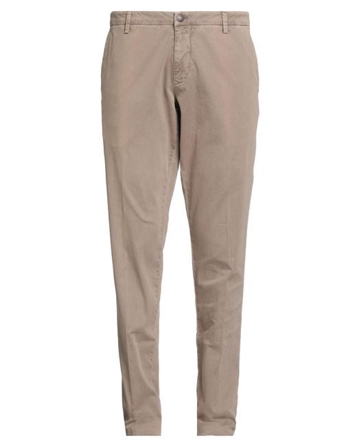 Fradi Natural Camel Pants Cotton, Elastane for men