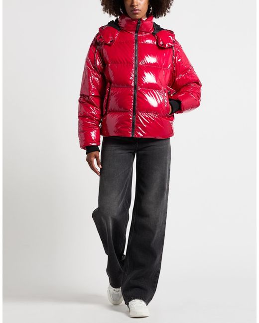 Karl Lagerfeld Red Puffer