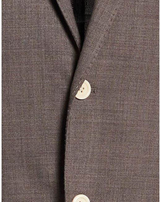 Eleventy Brown Blazer Polyamide, Wool, Elastane for men