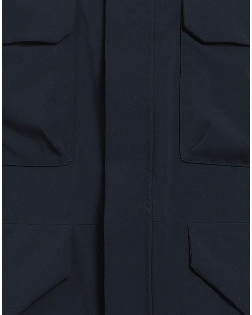 Woolrich Blue Jacket Polyester for men