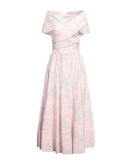 Philosophy Di Lorenzo Serafini Pink Midi Dress