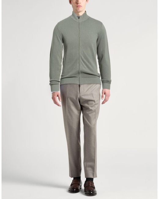 Fedeli Gray Cardigan for men