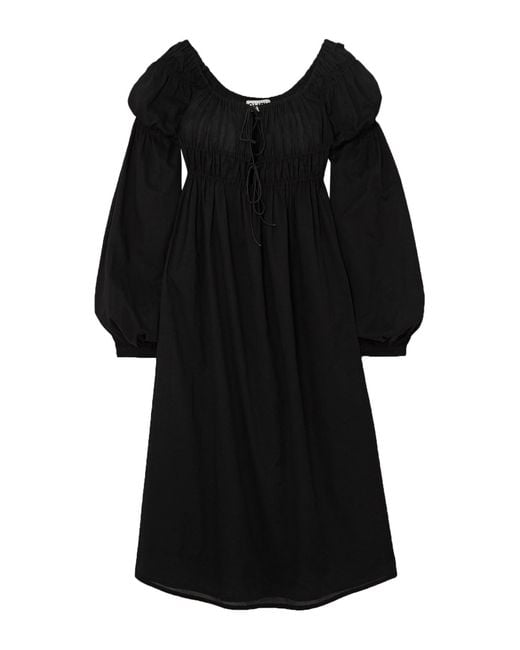 Acheval Pampa Black Midi Dress