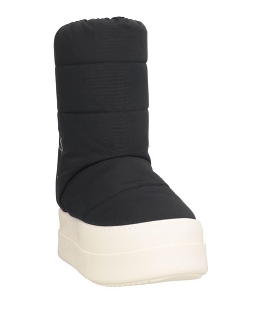 Rick Owens Black Ankle Boots