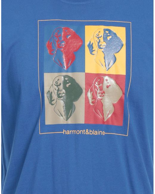 Harmont & Blaine Blue T-shirt for men