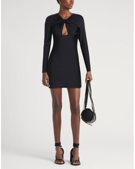 Coperni Women's Black Mini Dress Polyamide, Elastane
