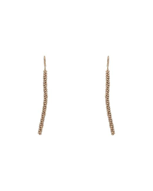 Brunello Cucinelli White Earrings