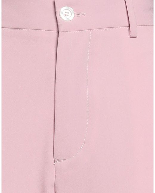 OVER/D Pink Pants Polyester, Viscose, Elastane