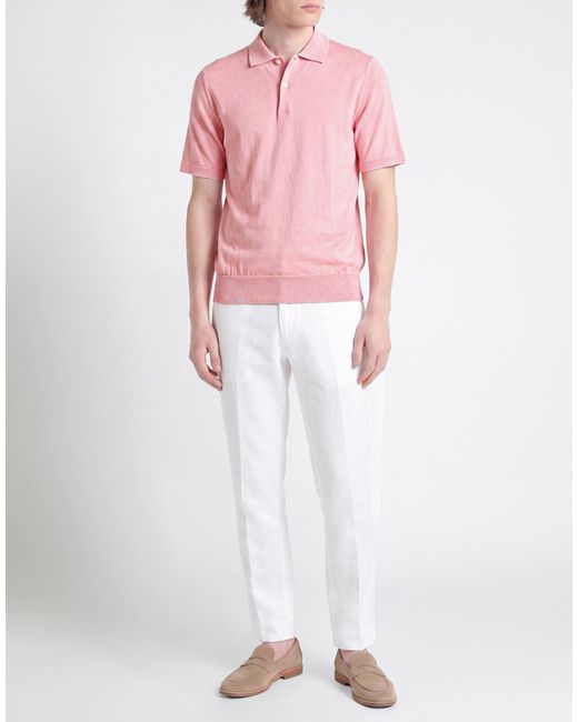 Comme des Garçons Pink Polo Shirt Polyester, Cotton for men