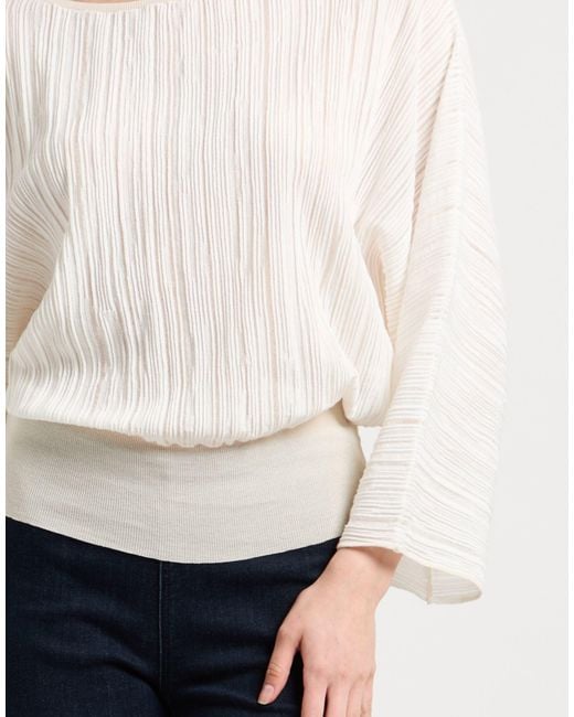 Alpha Studio White Jumper