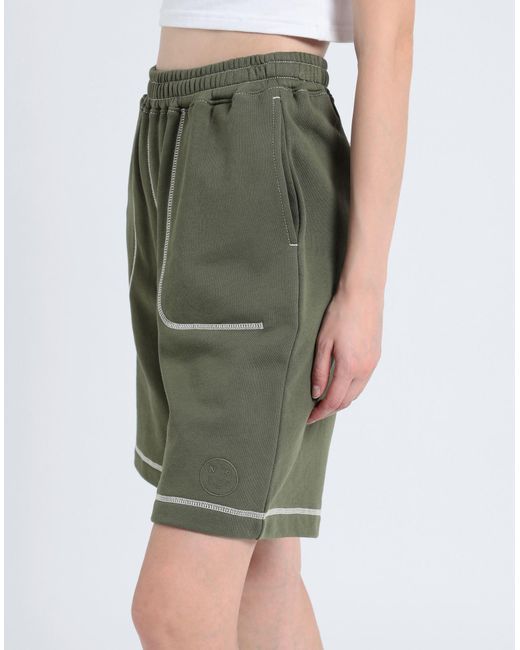 NINETY PERCENT Green Shorts & Bermuda Shorts