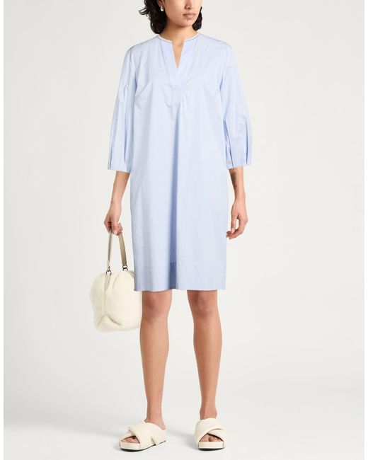 Peserico Blue Midi Dresses