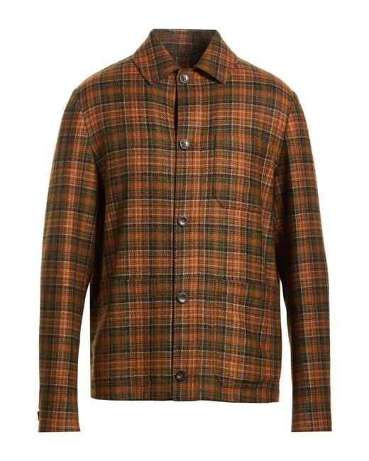 Montedoro Brown By Slowear Jacket Virgin Wool, Cashmere for men