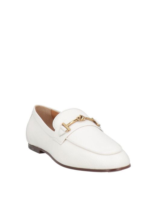 Tod's White Loafer