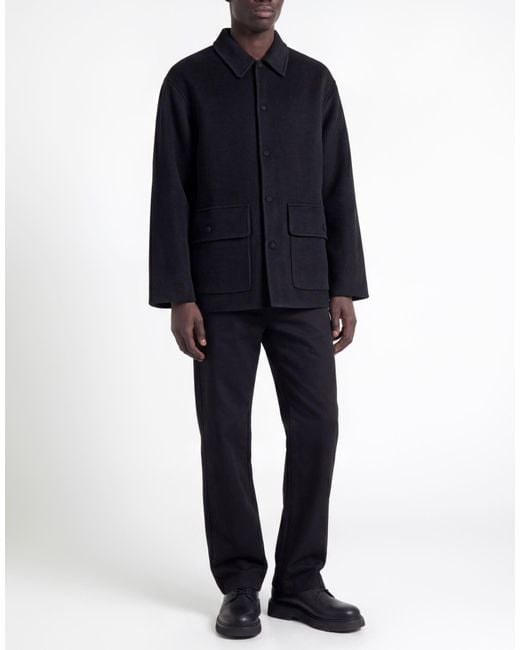 Officine Generale Black Coat for men