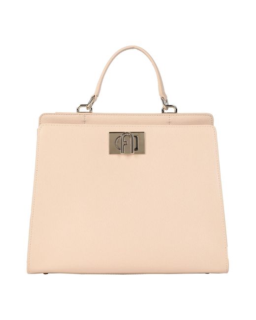 Furla Natural 1927 M Top Handle 28.5 -- Light Handbag Soft Leather