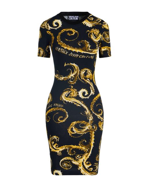 Versace Jeans Couture Black Mini Dresses