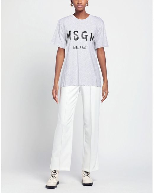 MSGM Gray T-shirt