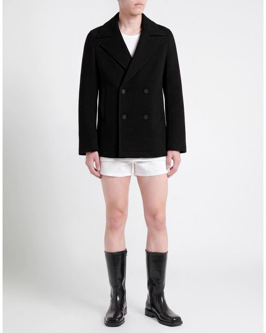 Manuel Ritz Black Coat for men