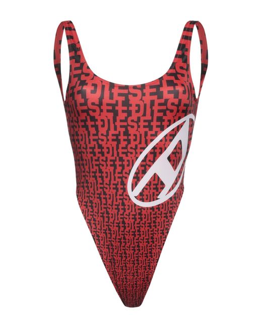 DIESEL Red One-piece Swimsuit